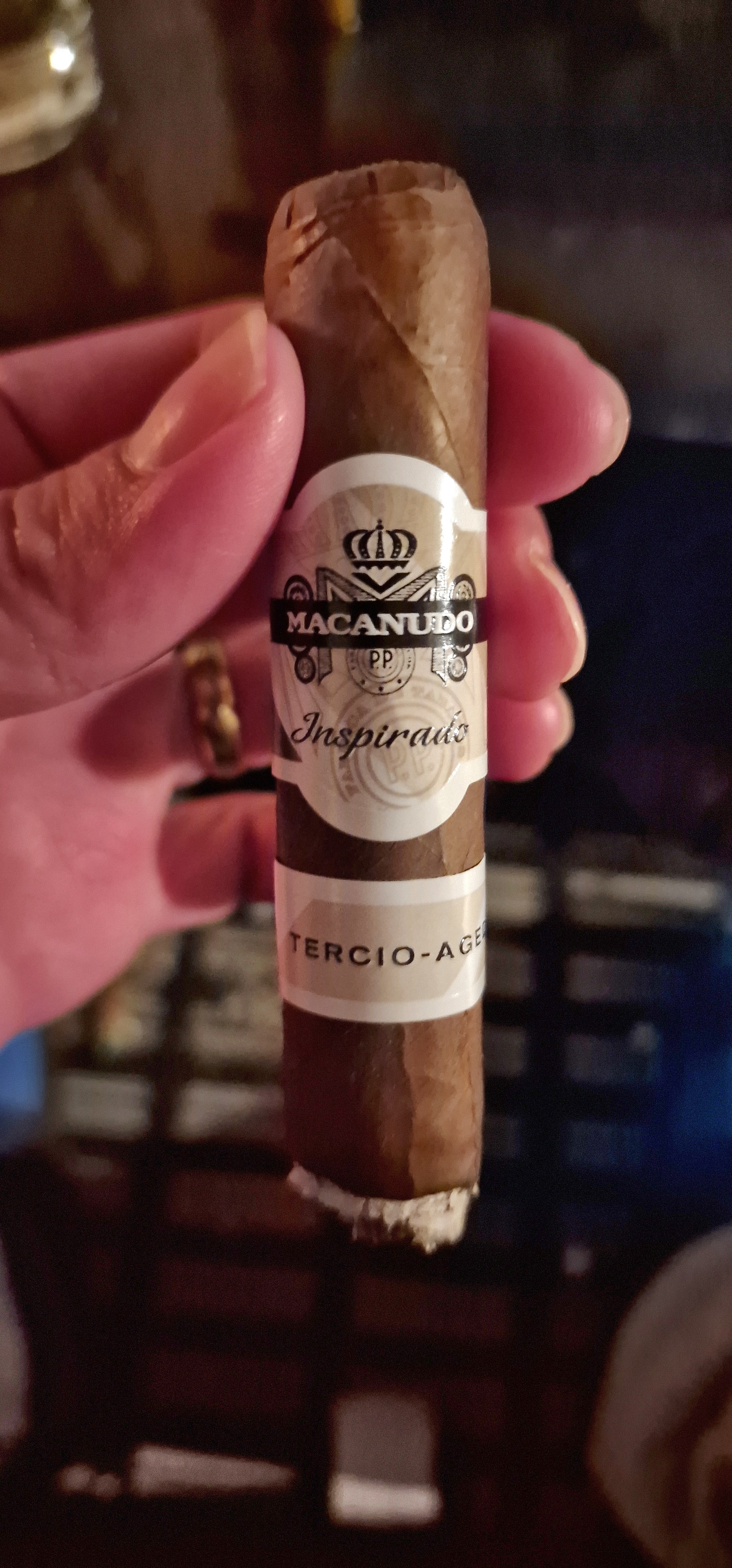 Macanudo Inspirado tercio Aged cigar review