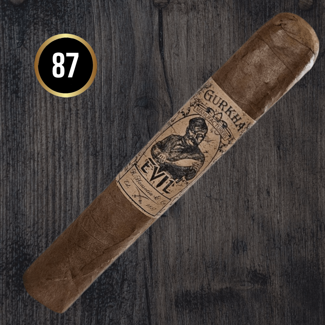 Gurkha Evil Robusto cigar rating (87)
