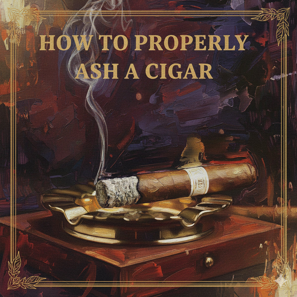 How to Properly Ash a Cigar and why it matters