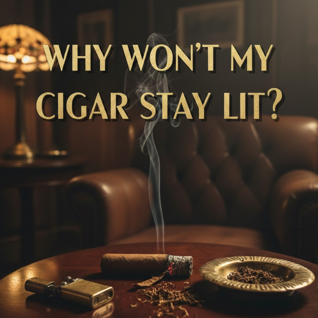 Why Won’t My Cigar Stay Lit?