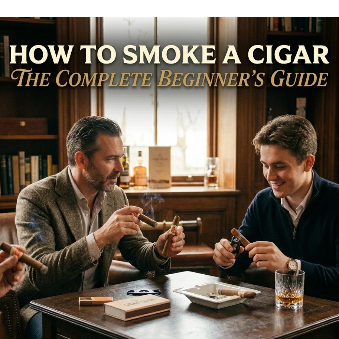 How to smoke a cigar: the complete beginner Guide