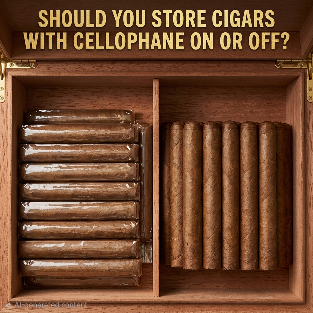 Should You Store Cigars With Cellophane On or Off?