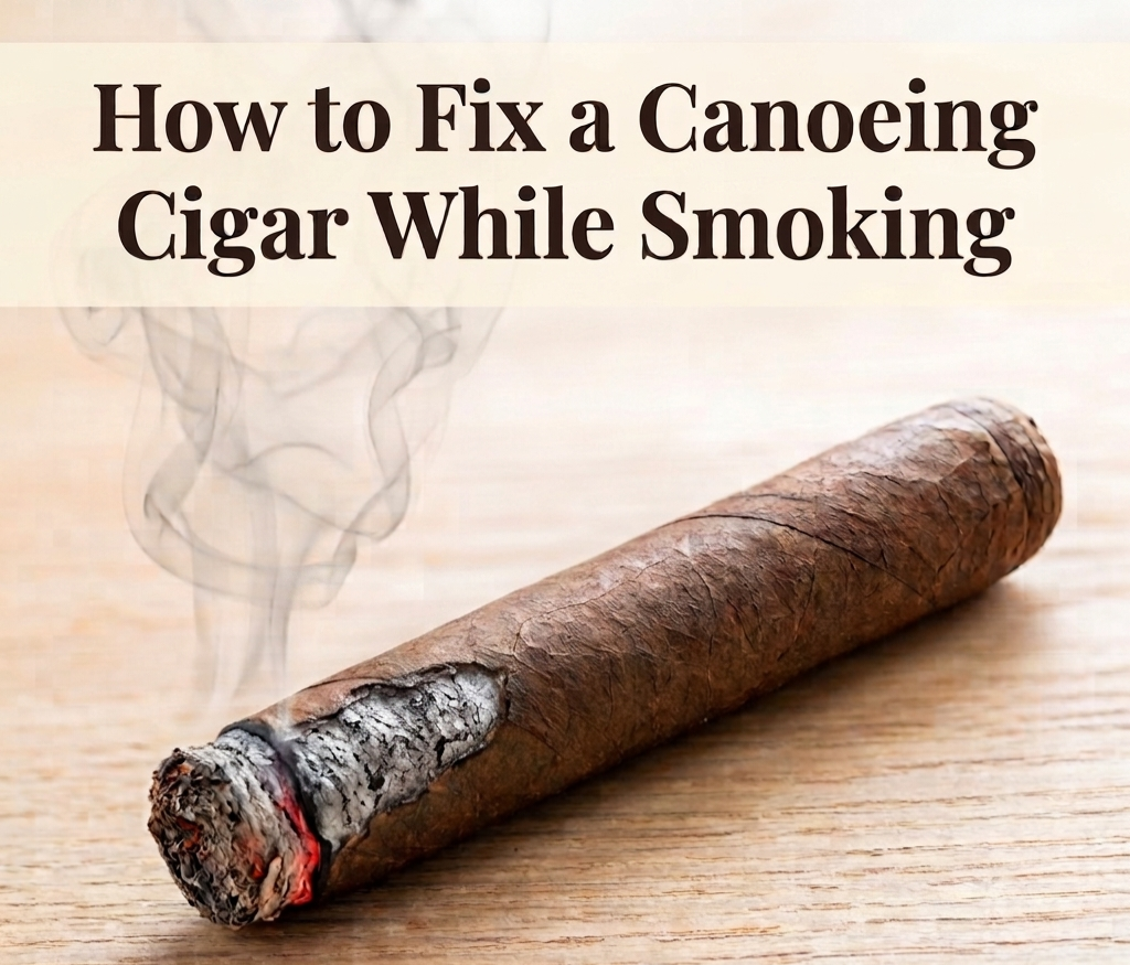 How to Fix a Canoeing Cigar While Smoking