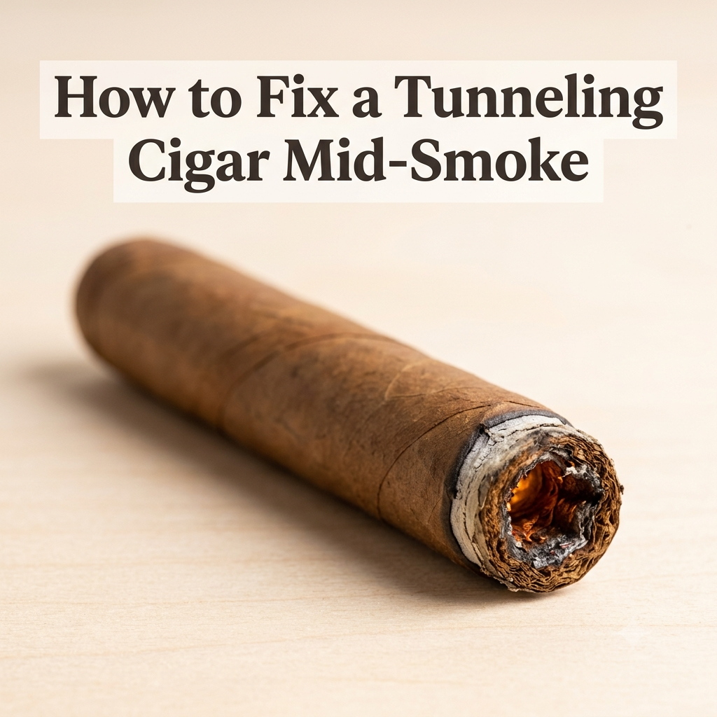 How to Fix a Tunneling Cigar Mid-Smoke